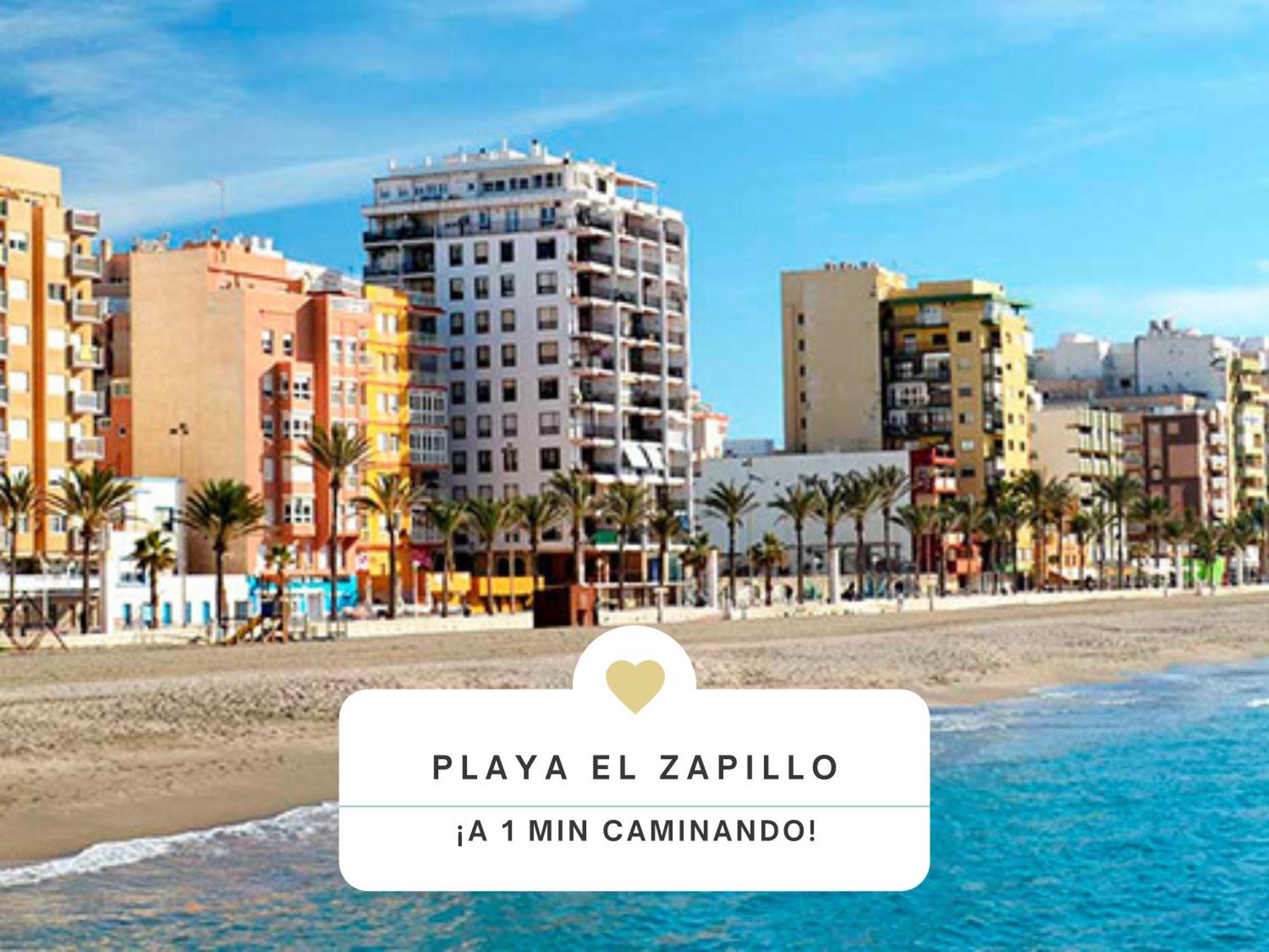 Acogedor Apartamento A 30 Metros De La Playa - Wifi - Smarttv Альмерия Экстерьер фото
